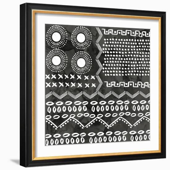 African IV Black Version-PI Studio-Framed Art Print