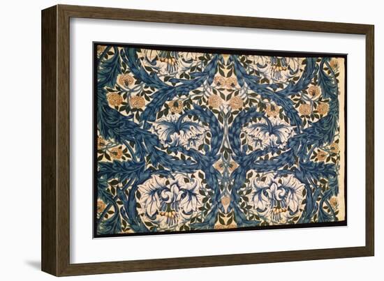 African Marigold' Design, 1876-William Morris-Framed Giclee Print