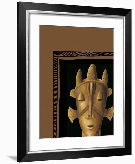 African Mask II-Chariklia Zarris-Framed Art Print