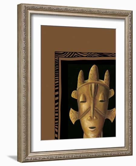 African Mask II-Chariklia Zarris-Framed Art Print