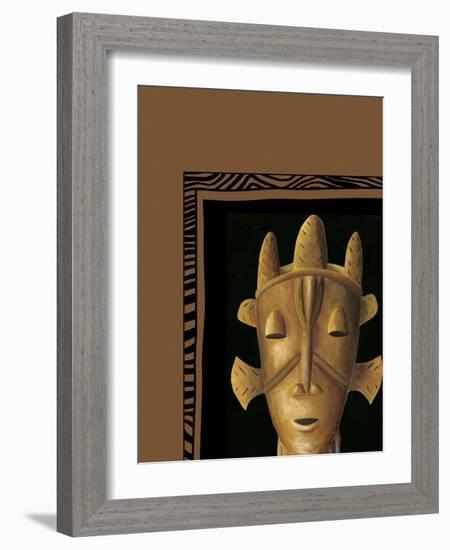 African Mask II-Chariklia Zarris-Framed Art Print