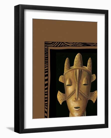 African Mask II-Chariklia Zarris-Framed Art Print