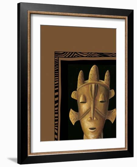 African Mask II-Chariklia Zarris-Framed Art Print