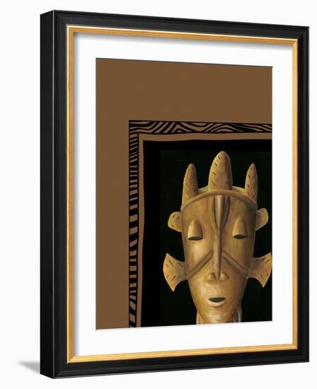 African Mask II-Chariklia Zarris-Framed Art Print