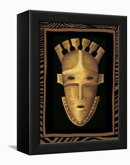 African Mask III-Chariklia Zarris-Framed Stretched Canvas