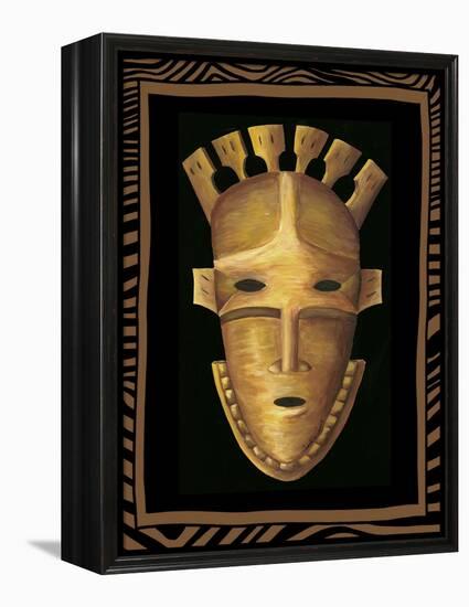African Mask III-Chariklia Zarris-Framed Stretched Canvas