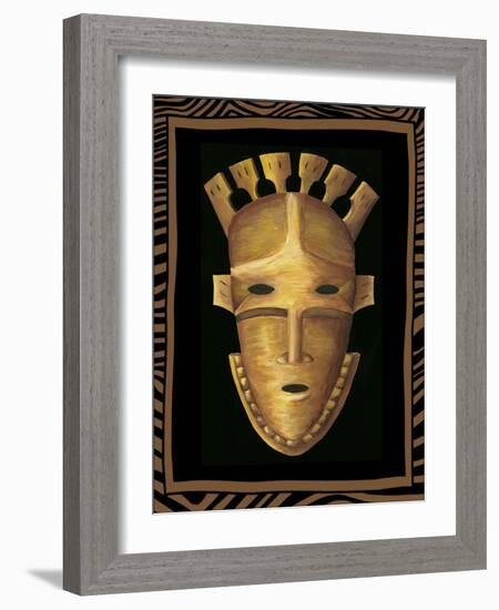 African Mask III-Chariklia Zarris-Framed Art Print