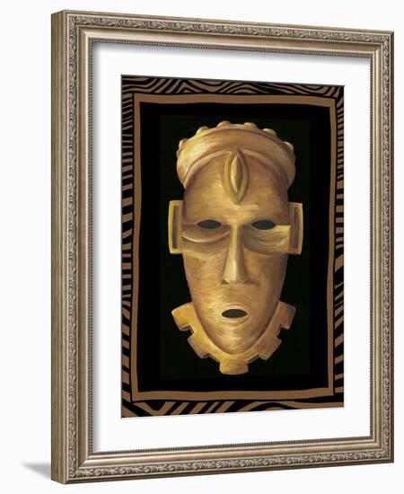 African Mask IV-Chariklia Zarris-Framed Art Print