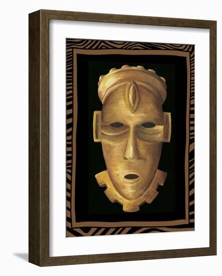 African Mask IV-Chariklia Zarris-Framed Art Print