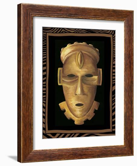 African Mask IV-Chariklia Zarris-Framed Art Print