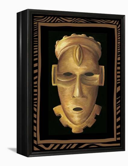 African Mask IV-Chariklia Zarris-Framed Stretched Canvas
