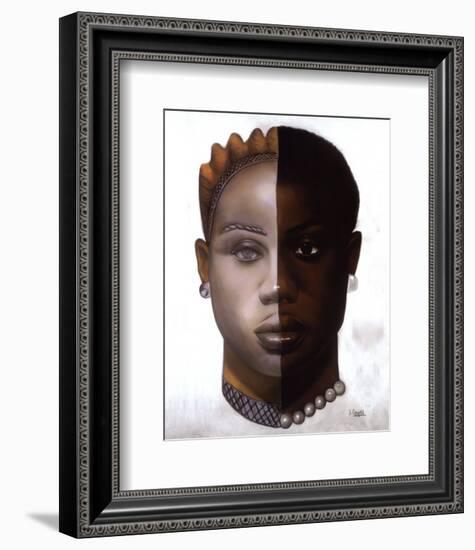 African Mask, no. 25-Laurie Cooper-Framed Art Print