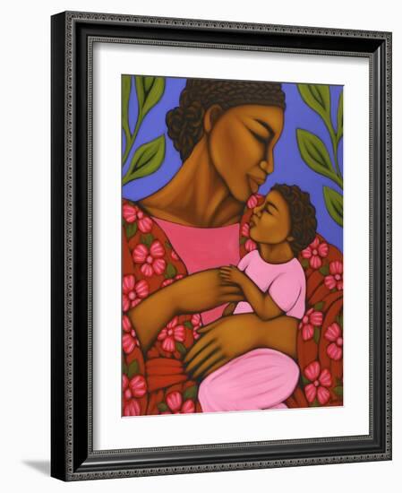 African Mother and Baby-Tamara Adams-Framed Art Print