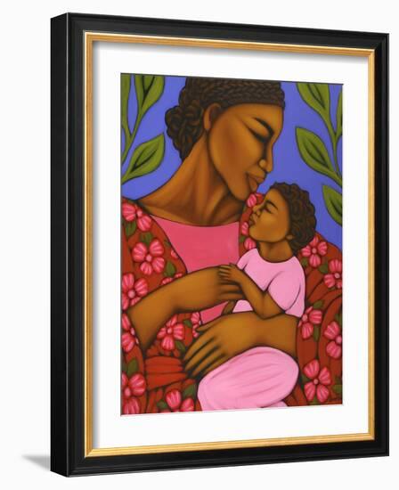 African Mother and Baby-Tamara Adams-Framed Art Print