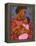 African Mother and Baby-Tamara Adams-Framed Stretched Canvas