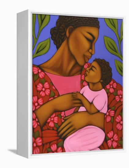 African Mother and Baby-Tamara Adams-Framed Stretched Canvas