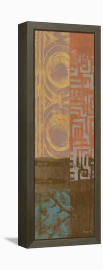 African Panel 3-Alonza Saunders-Framed Stretched Canvas