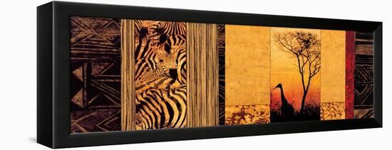 African Plains-Chris Donovan-Framed Stretched Canvas