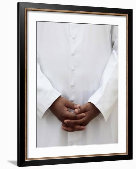 African Priest, Cotonou, Benin, West Africa, Africa-Godong-Framed Photographic Print