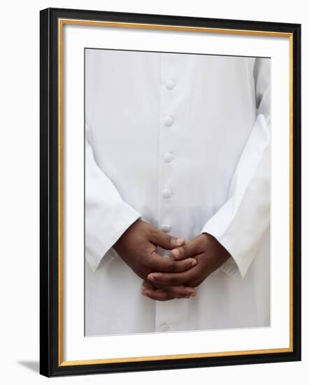 African Priest, Cotonou, Benin, West Africa, Africa-Godong-Framed Photographic Print