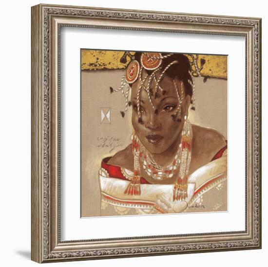 African Queen-Joadoor-Framed Art Print