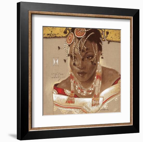 African Queen-Joadoor-Framed Art Print