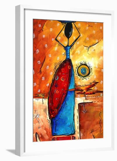 African Queen-Megan Aroon Duncanson-Framed Art Print