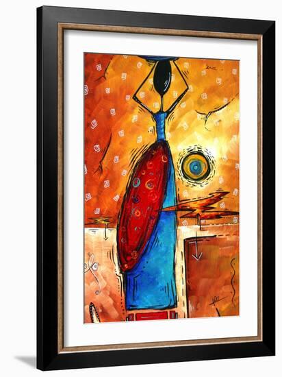 African Queen-Megan Aroon Duncanson-Framed Premium Giclee Print