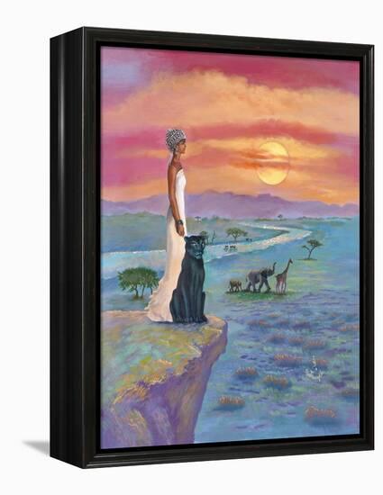 African Queen-Judy Mastrangelo-Framed Premier Image Canvas