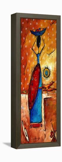 African Queen-Megan Aroon Duncanson-Framed Stretched Canvas
