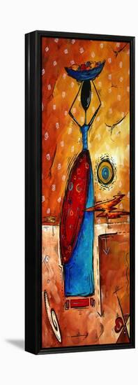 African Queen-Megan Aroon Duncanson-Framed Stretched Canvas