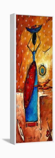 African Queen-Megan Aroon Duncanson-Framed Stretched Canvas