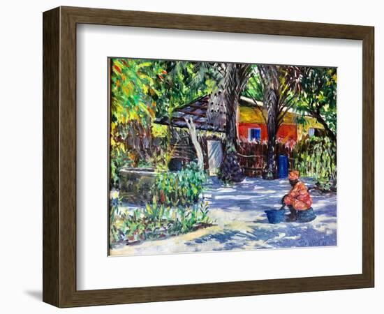 African Shadows 2019 (oil)-Tilly Willis-Framed Giclee Print