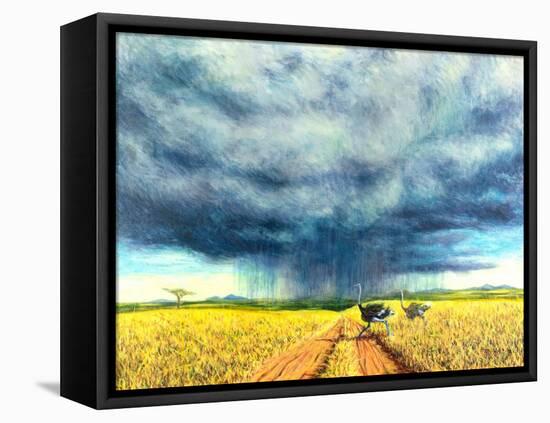 African Storm, 2016-Tilly Willis-Framed Premier Image Canvas