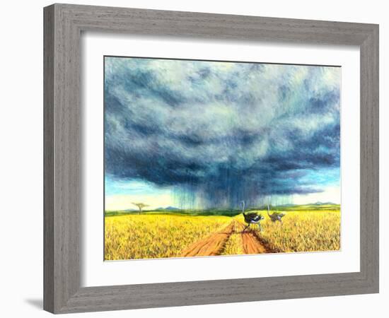 African Storm, 2016-Tilly Willis-Framed Giclee Print