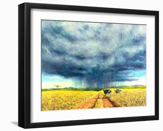 African Storm, 2016-Tilly Willis-Framed Giclee Print