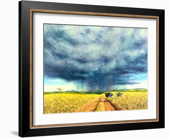 African Storm, 2016-Tilly Willis-Framed Giclee Print