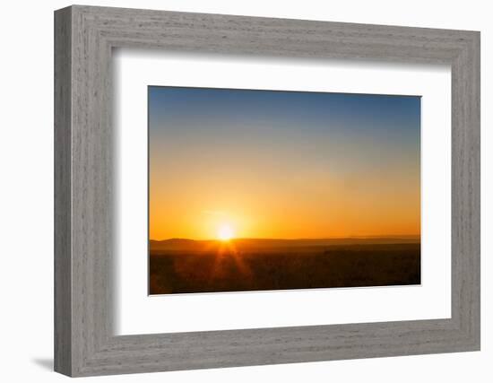 African Sunset, Kenya, East Africa, Africa-Angelo Cavalli-Framed Photographic Print