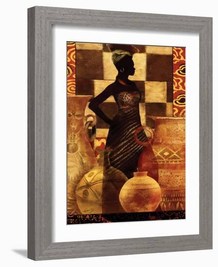 African Traditions I-Eric Yang-Framed Art Print
