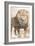 African Traveling  Animals Three-Jace Grey-Framed Art Print