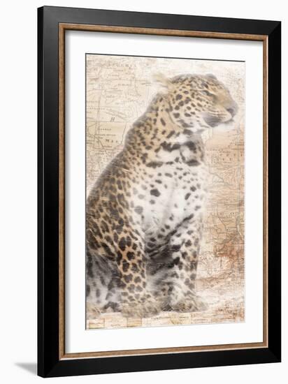 African Traveling  Animals-Jace Grey-Framed Premium Giclee Print