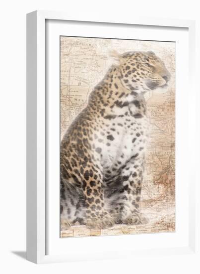 African Traveling  Animals-Jace Grey-Framed Premium Giclee Print