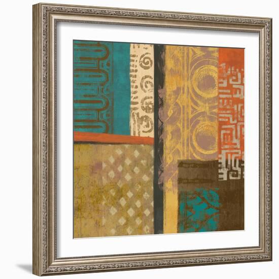 African Tribe 1-Alonza Saunders-Framed Art Print