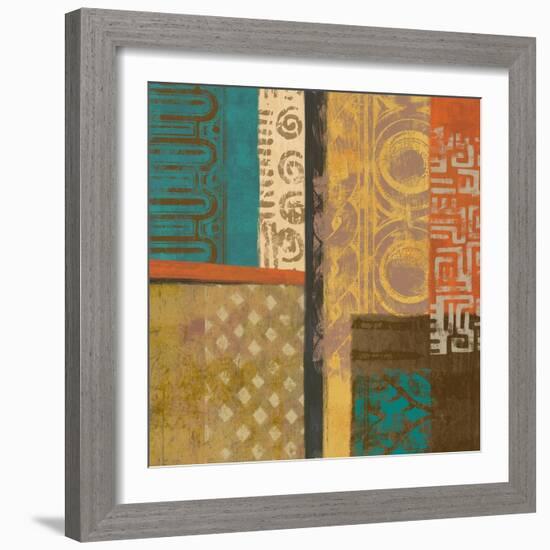 African Tribe 1-Alonza Saunders-Framed Art Print