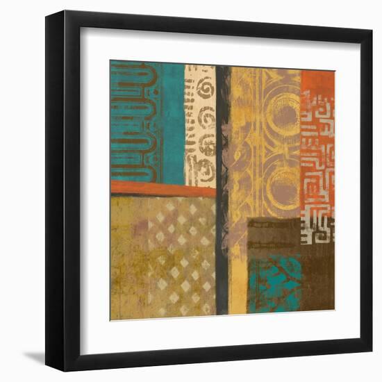 African Tribe 1-Alonza Saunders-Framed Art Print