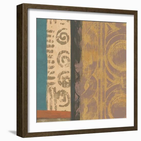 African Tribe 2-Alonza Saunders-Framed Art Print