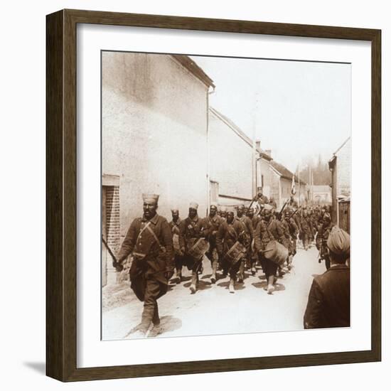 African troops, c1914-c1918-Unknown-Framed Photographic Print