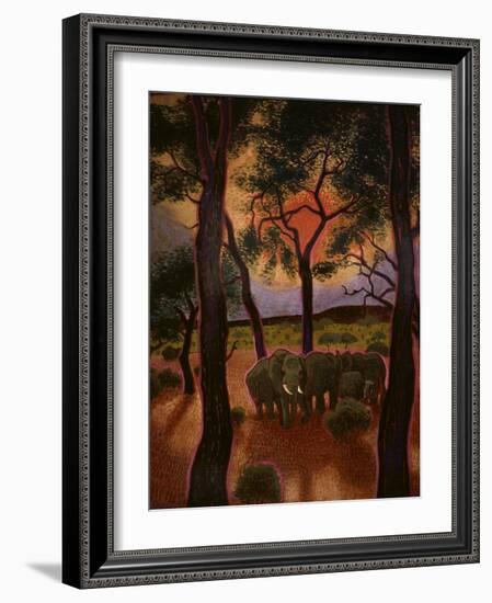 African Twilight-John Newcomb-Framed Giclee Print
