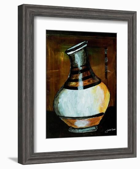 African Vessel IV-Jennifer Garant-Framed Giclee Print