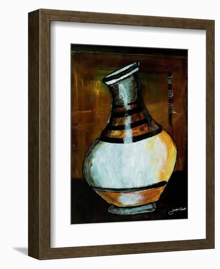 African Vessel IV-Jennifer Garant-Framed Giclee Print